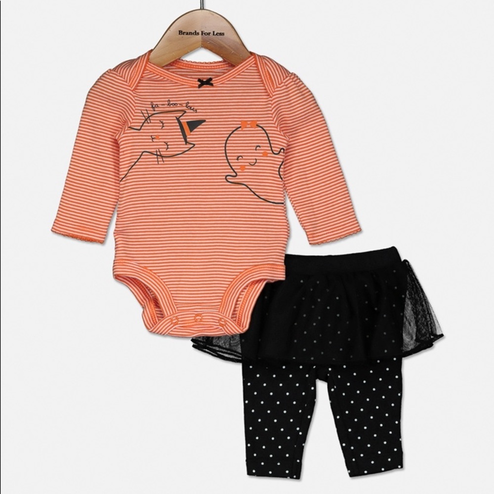 NWT Fa-boo-lous Halloween 2 piece outfit
